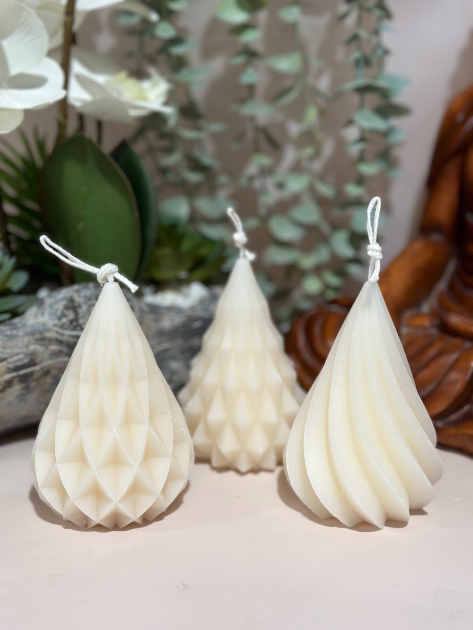 Geometric Aesthetic Pillar Candles