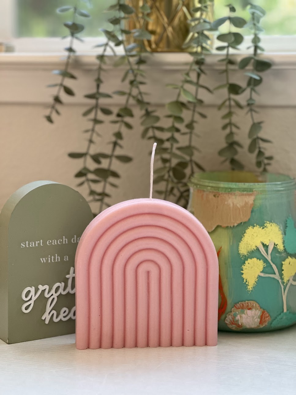 Aesthetic Arch Home Decor Candle Large