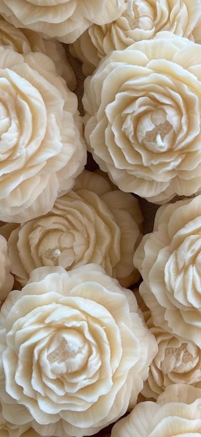 Floral Tealight, Peony Candle, Wedding, Baptism, Birthday Favors, Personalized Wedding, Sangeet, Mehndi Gift, Rose Candle