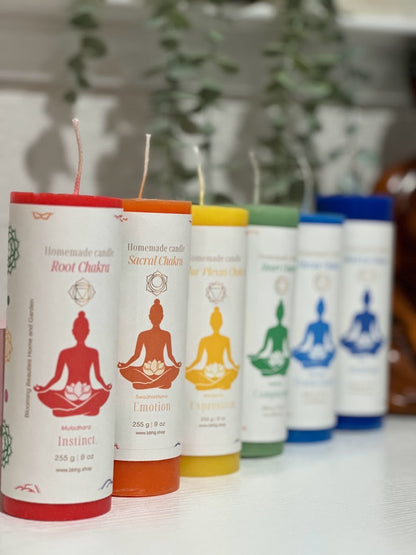 Chakra Meditation Candles Set